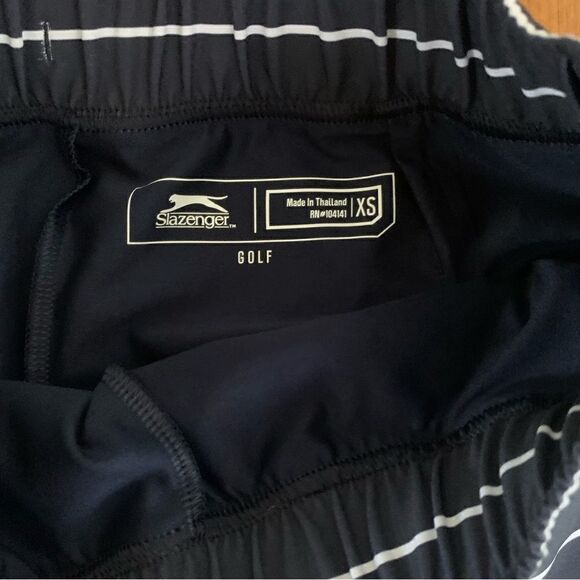 Slazenger Navy White Nautical Striped Golf Skort Skirt Sz XS - Picture 5 of 10